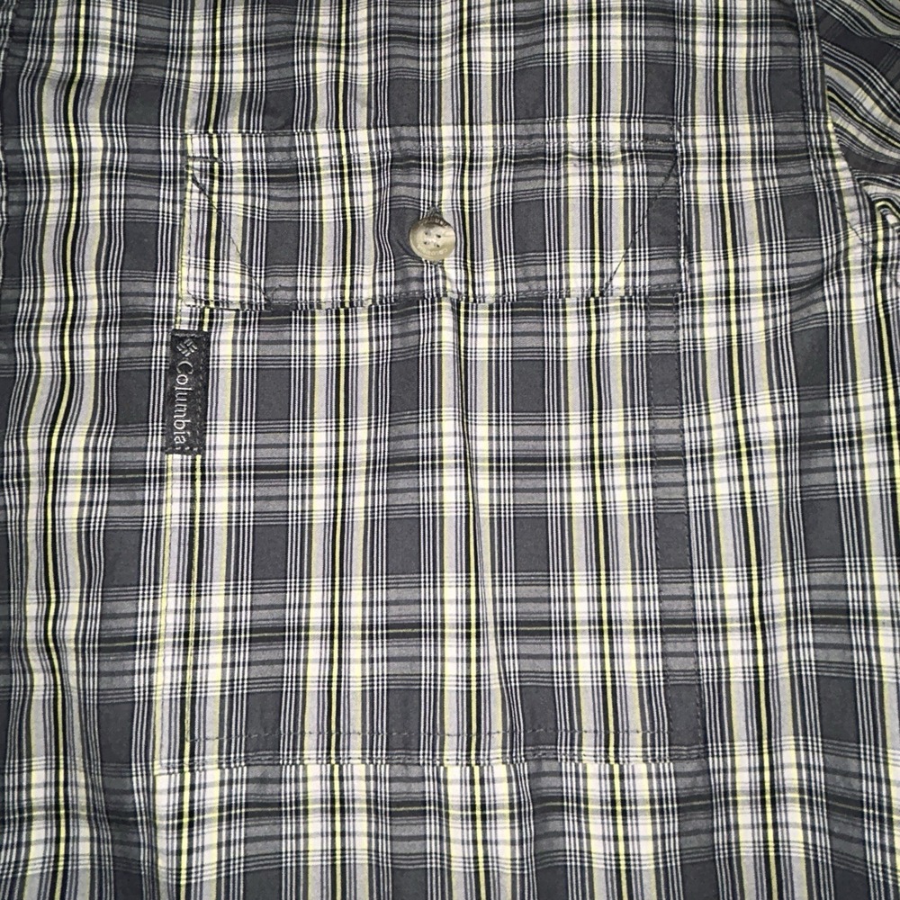 Lot Of 2 Columbia Omni Shade Short Sleeve Mens XXL Plaid Fishing Hiking Shirts - Picture 6 of 7